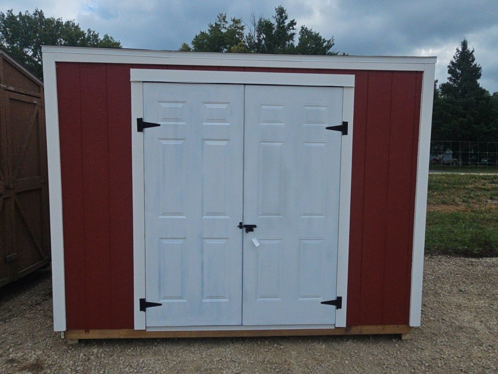 8'x10' DOUBLE DOOR UTILITY SHED W/ WINDOWS