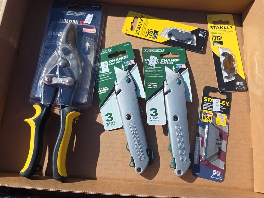 AVIATION SNIPS, BLADES & MASTERFORCE KNIVES