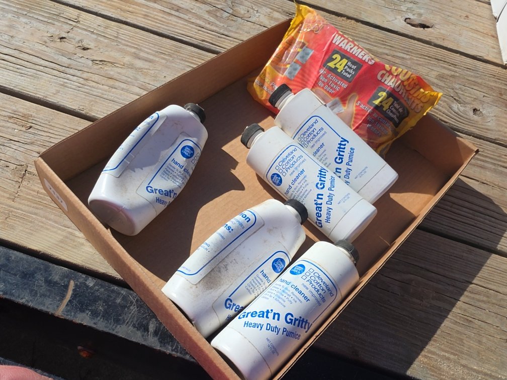 HAND WARMERS & GREAT'N GRITTY HAND CLEANER