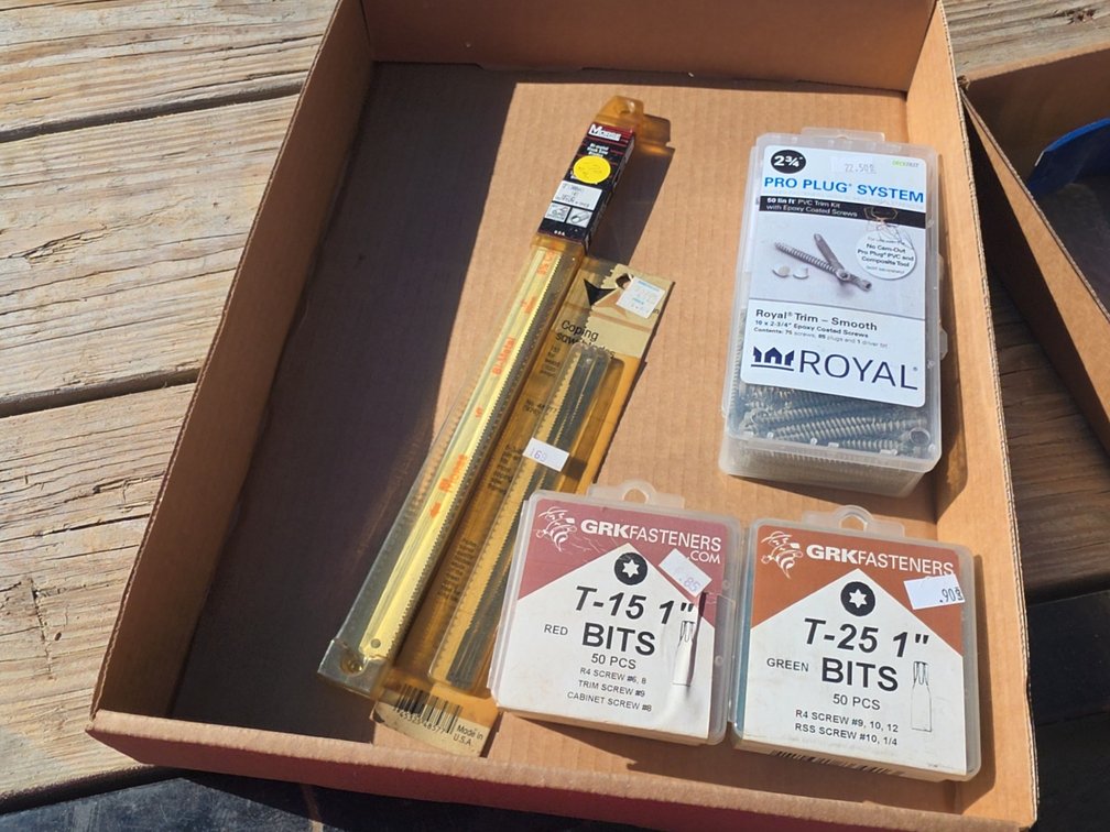 HACKSAW BLADES, T-BITS, ETC