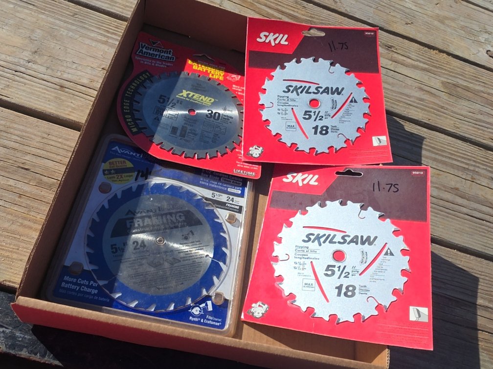 (4) NEW SAWBLADES