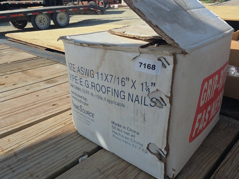 50LBS 11 X 7/16" X 1-1/4" ROOFING NAILS