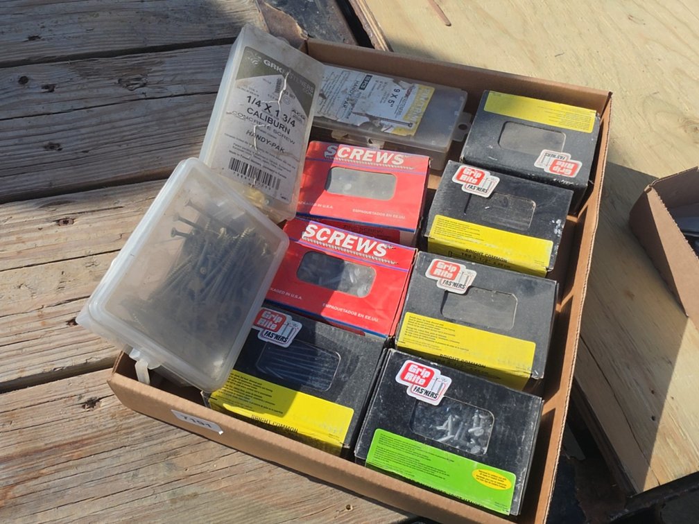 ASSORTED NAILS & SCREWS