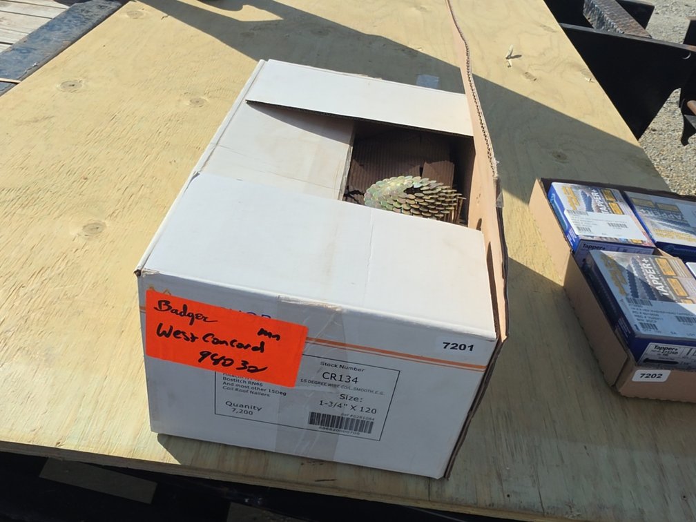 15 DEGREE WIRE COIL NAILS 1-3/4"X120