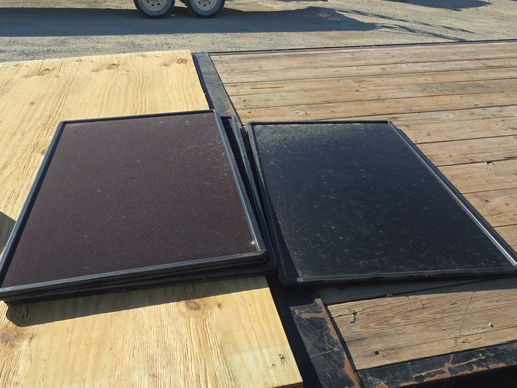 (3) CHALK/ TACKBOARD BOARDS