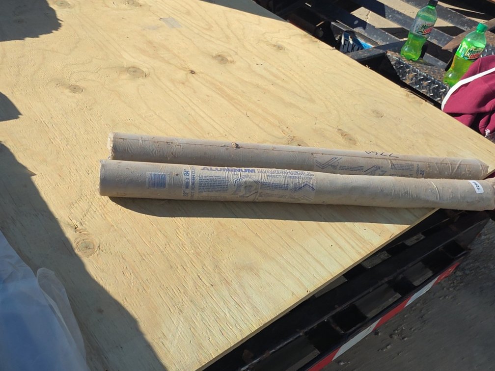 (2) ROLLS ALUMINUM INSECT SCREEN CLOTH