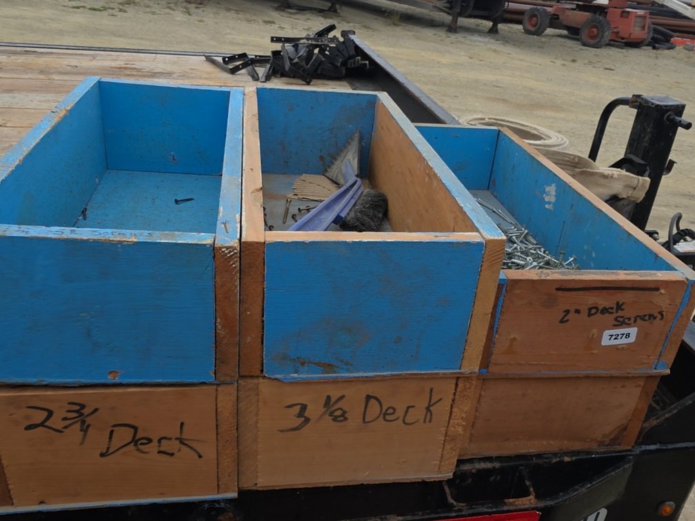 ASSORTED DECK SCREWS & ETC