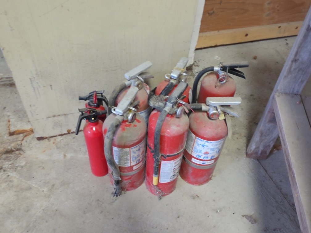 (8) FIRE EXTINGUISHERS