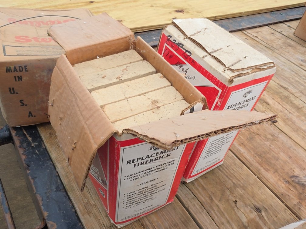 (2) BOXES REPLACEMENT FIREBRICK