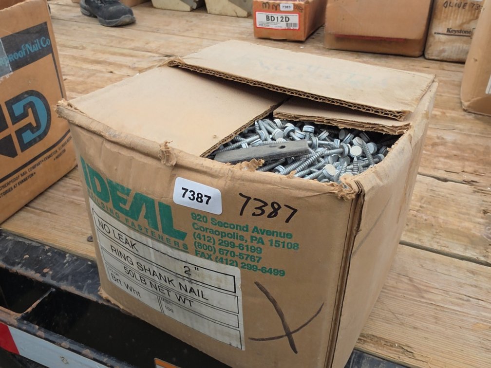 50LBS 2" RING SHANK TIN NAILS