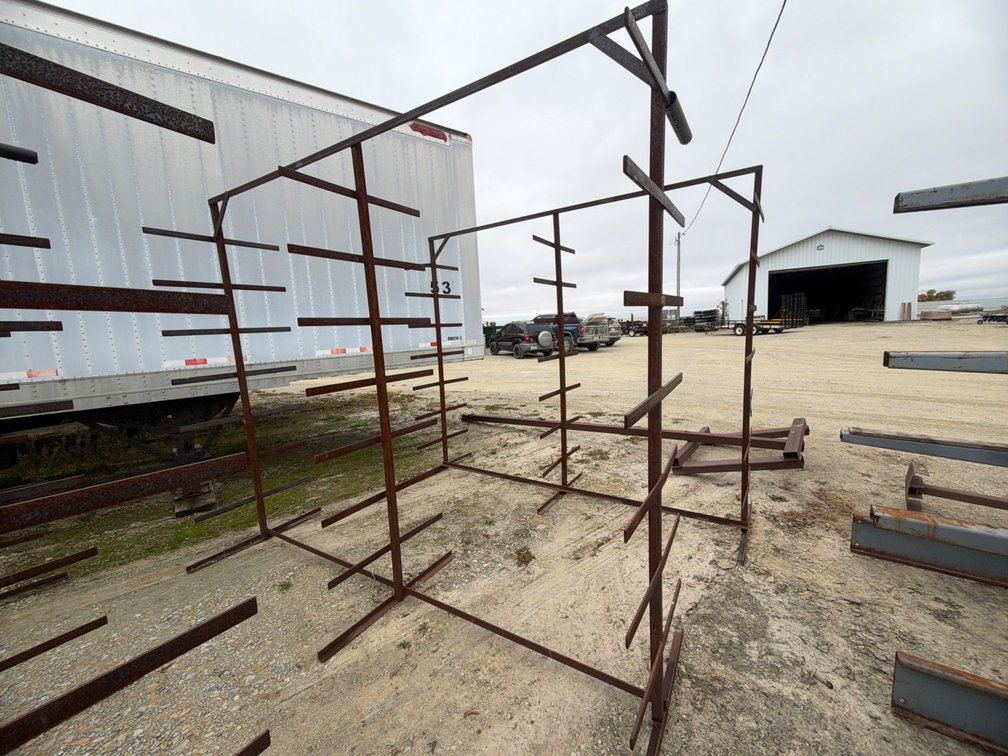 FREE STANDING LUMBER RACK - 42"X8'1"X9'5"