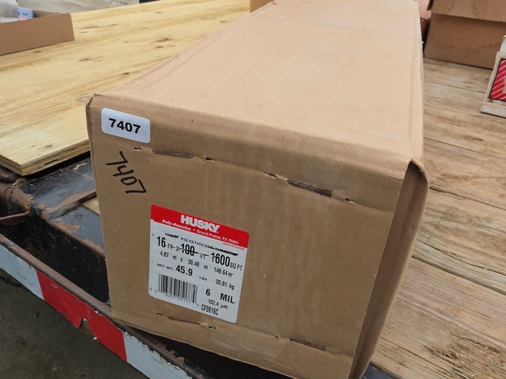 HUSKY 16'X100' 6MIL PLASTIC