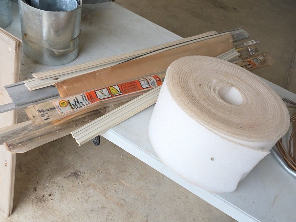 WEATHER STRIPPING, FOAM, ETC