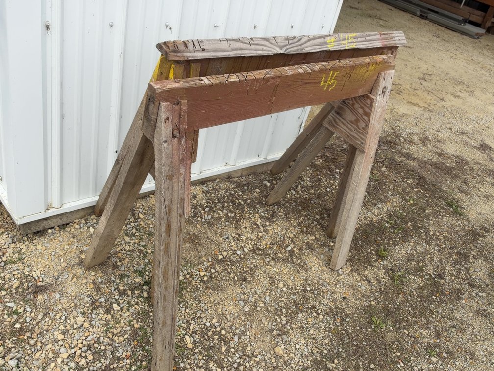 PAIR OF SAW HORSES