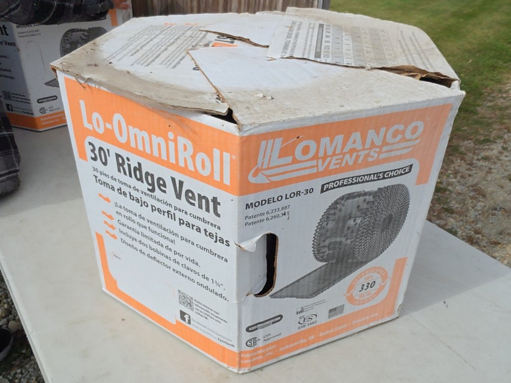 30' RIDGE VENT