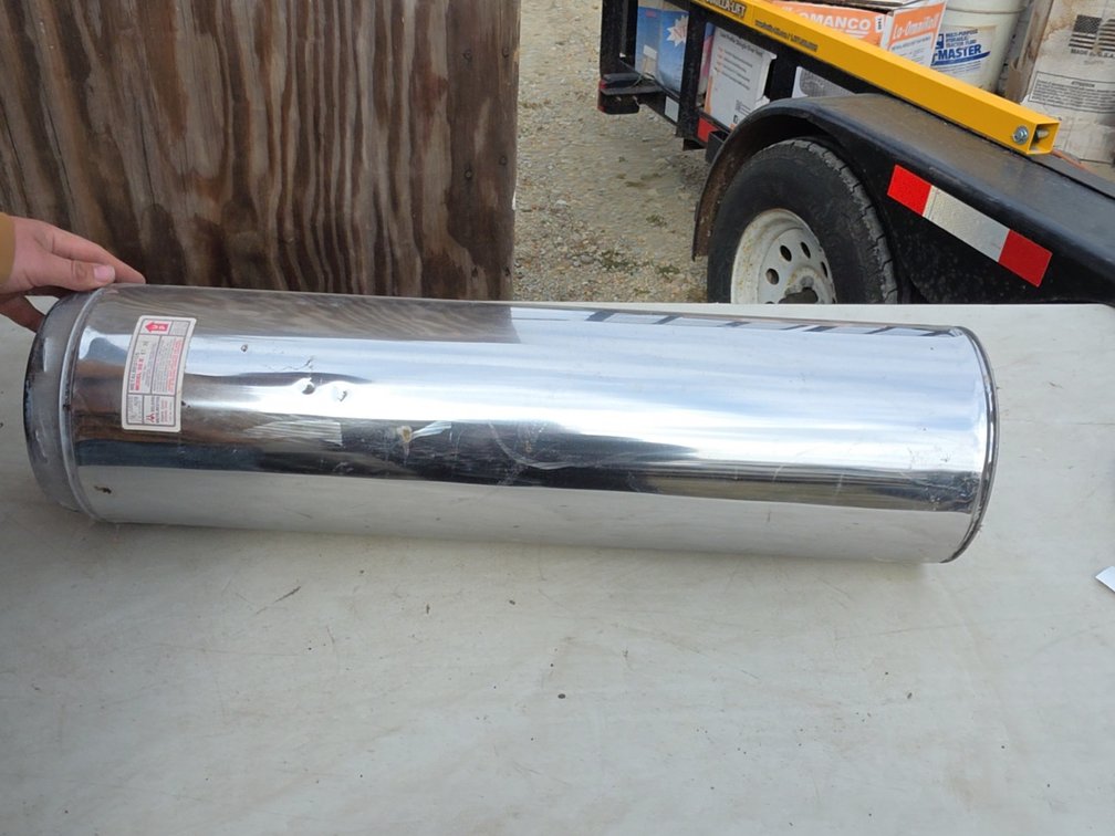 APPROX. 6"X30" DOUBLE WALL STOVE PIPE