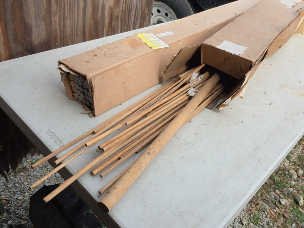 (2 BOXES) ASSORTED DOWELS