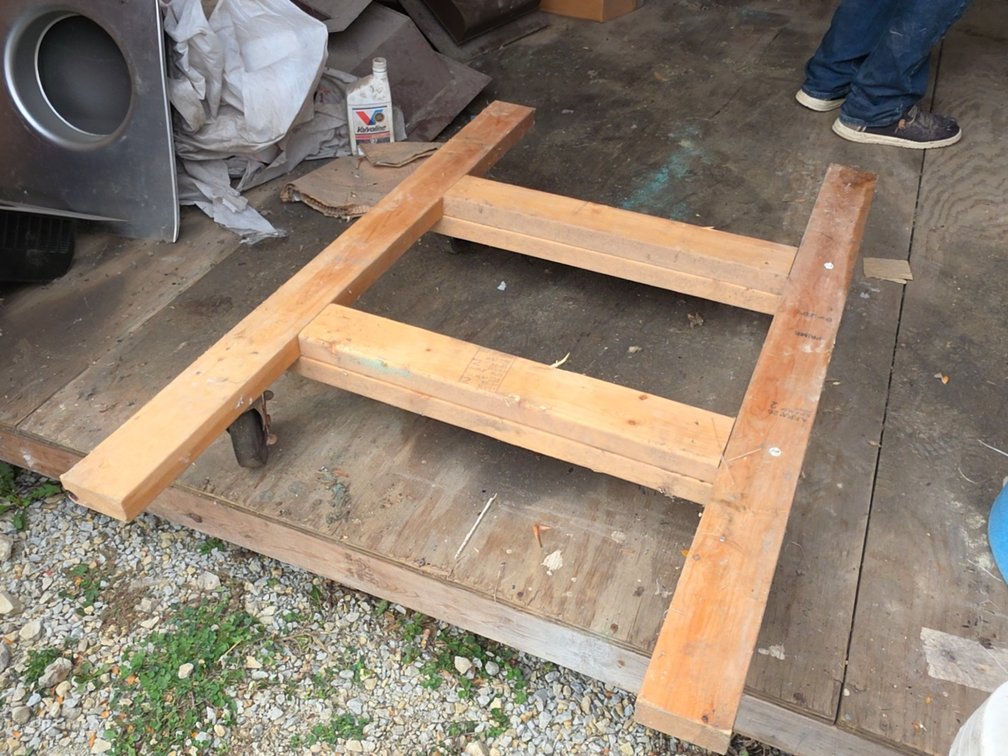 HOMEMADE DOLLY CART