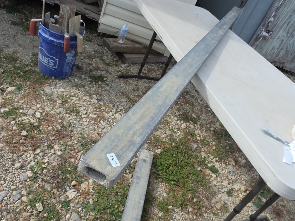 ALUMINUM SCREED BOARD 9-1/2' x 3-1/2"