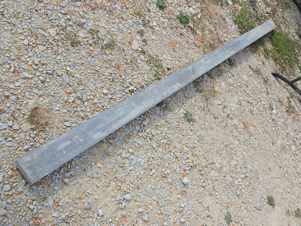 ALUMINUM SCREED BOARD 8' x 3-1/2"