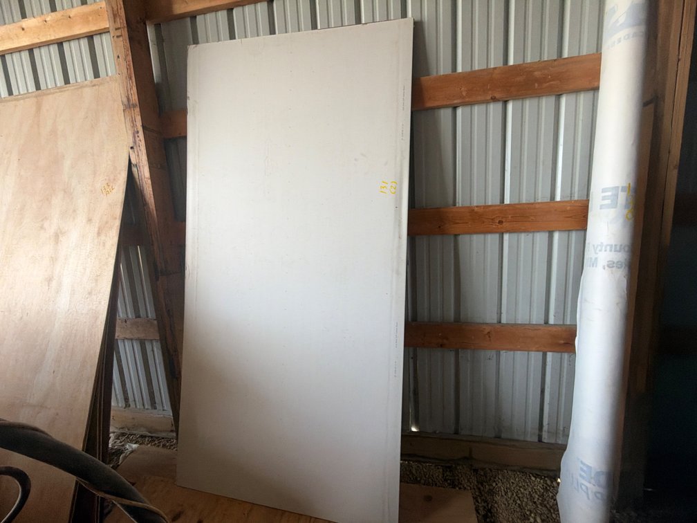 (2) SHEETS 4'X8' GOLD BONE 3/8"