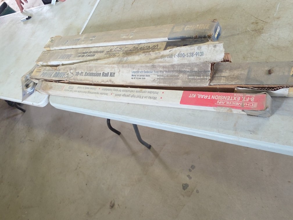 CHAMBERLAIN POWER DRIVE EXTENSION RAIL KITS WITH ETC