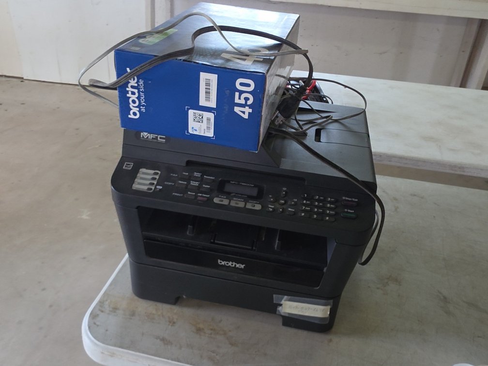BROTHER MFC PRINTER FAX MACHINE WITH EXTRA INK CARTRIDGE