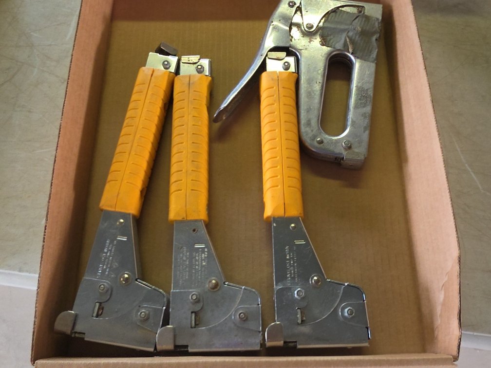 FLAT OF STAPLERS