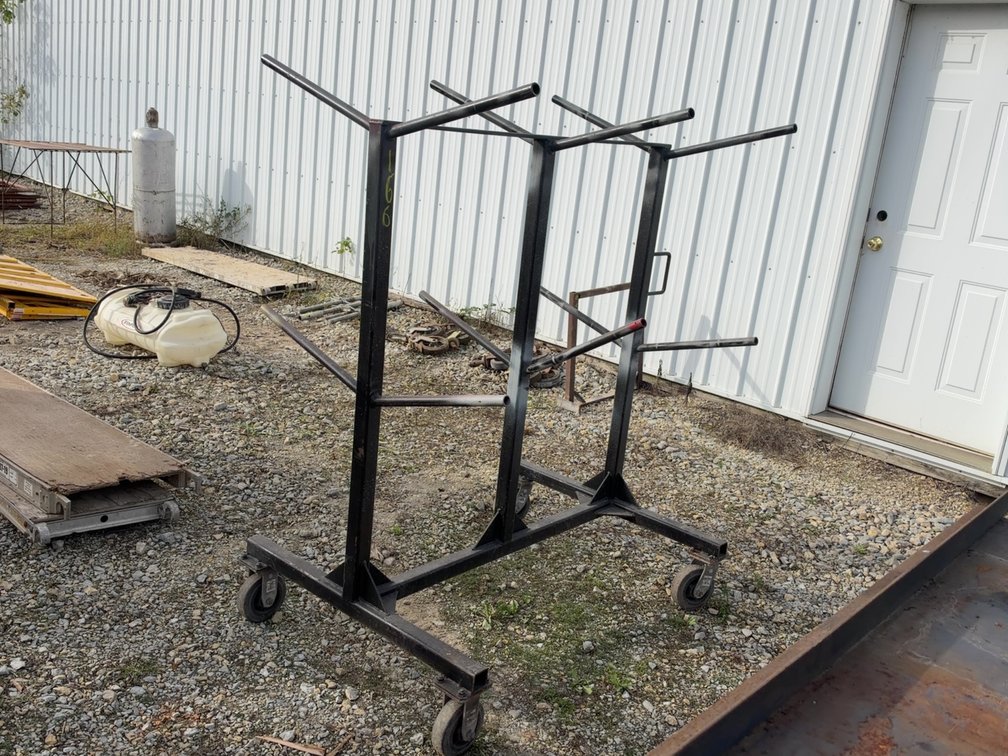 MATERIAL CART ON CASTERS - 4'X62"X3'