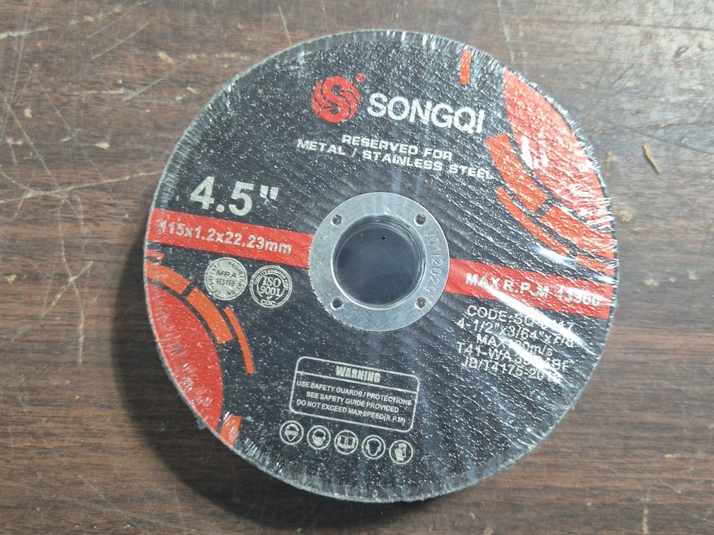 (25) NEW 4.5" GRINDING DISKS