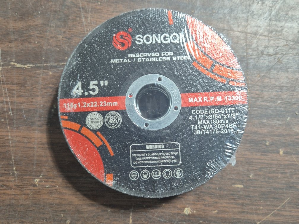 (25) NEW 4.5" GRINDING DISKS