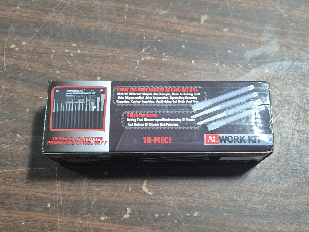 NEW 16PC PUNCH AND CHISEL SET