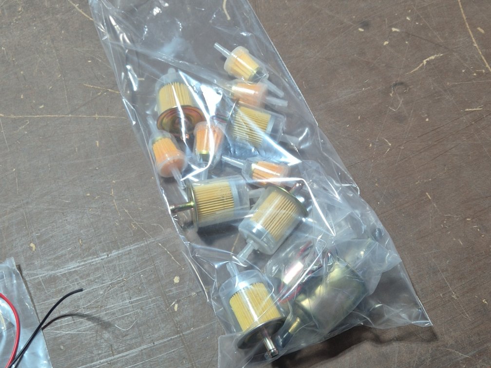 12V PUMP, 5 LARGE, 5 SMALL FUEL FILTERS