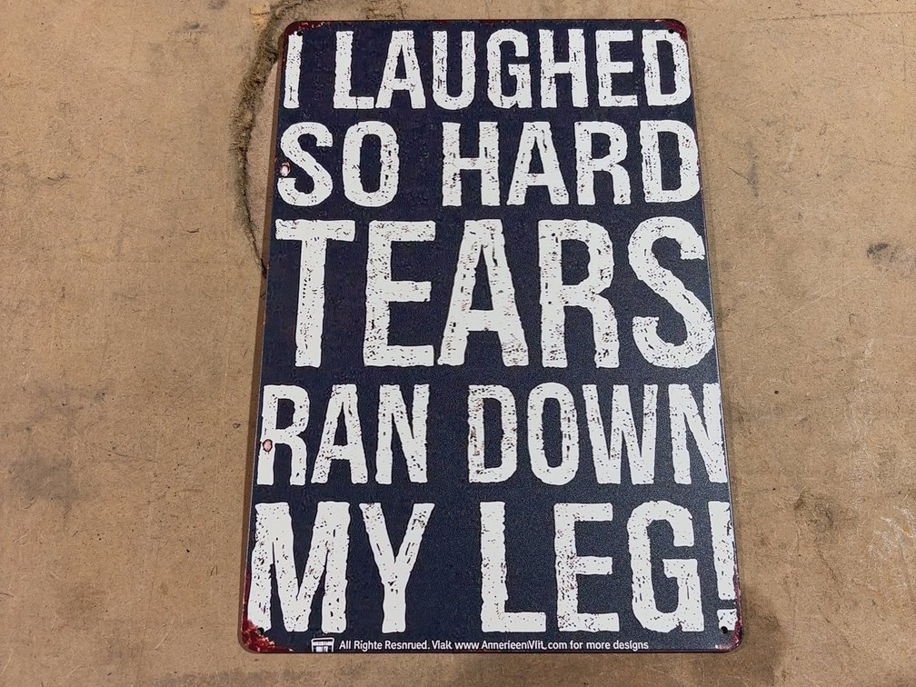 8”X12” SIGN