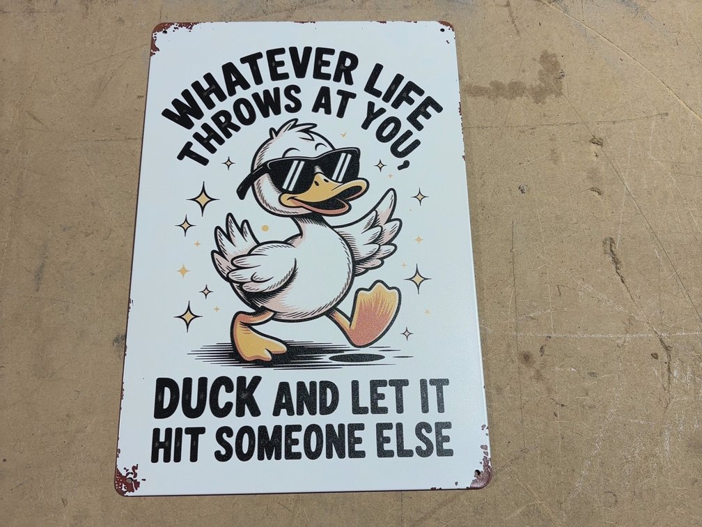 8”X12” SIGN