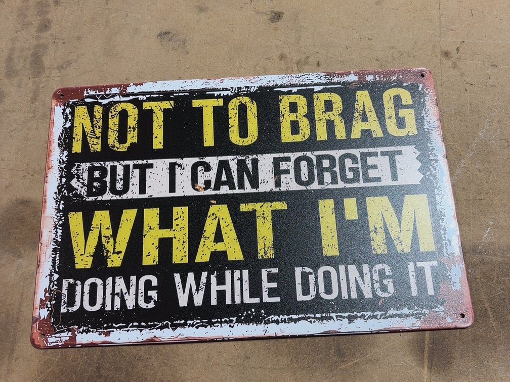 8”X12” SIGN