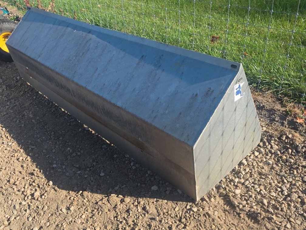 8’ ALUMINUM SALT SHIELD FOR SNOWMOBILE TRAILER