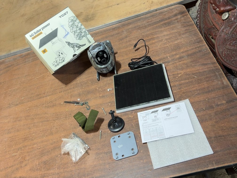 4G SOLAR POWERED TRAIL CAMERA