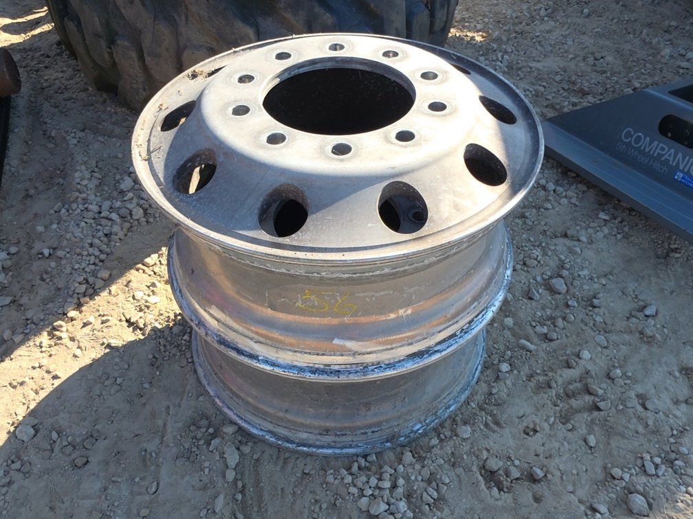 PAIR OF 10 BOLT ALUMINUM RIMS