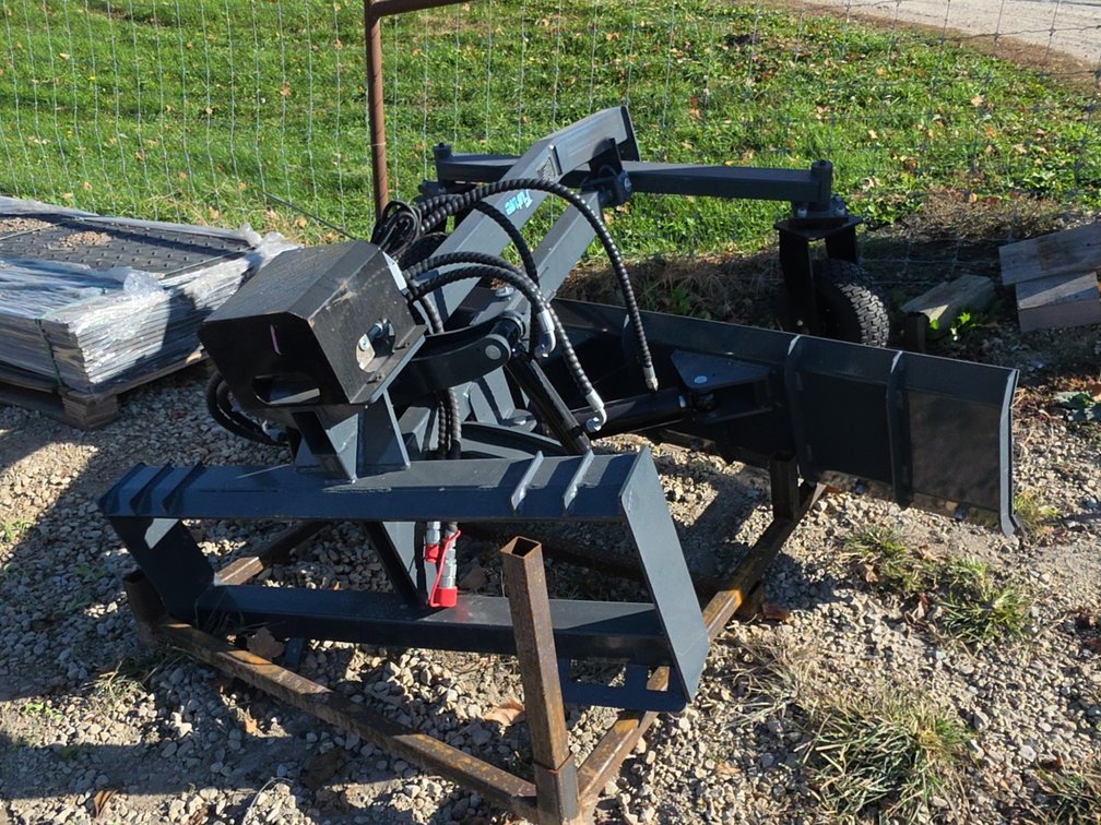 NEW SKIDSTEER 87" ANGLE BLADE W/ CONTROLLER ATTACHED