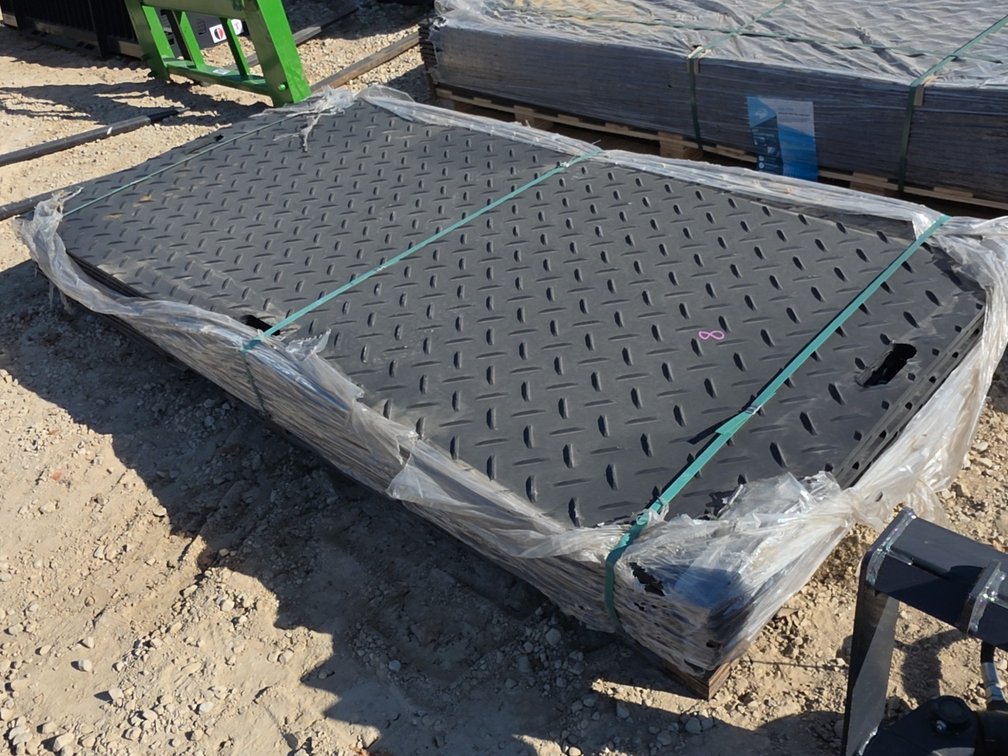 (12) 1/2" THICK 95" X 47" GROUND PROTECTION MATS
