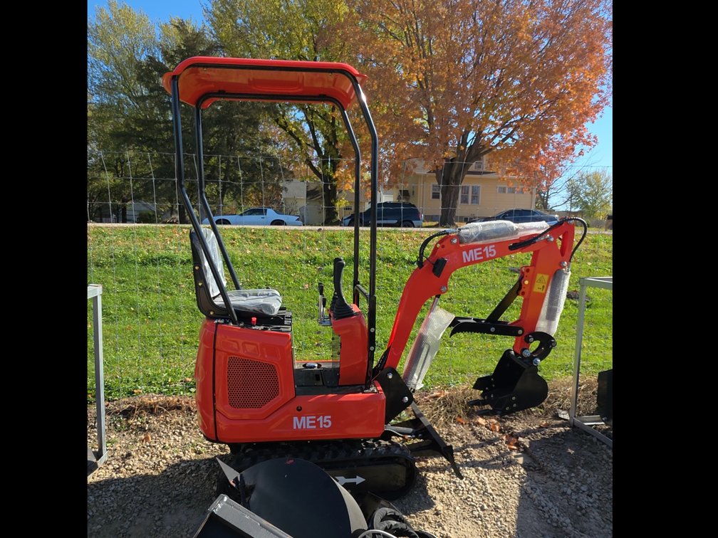 NEW ME15MINI EXCAVATOR W/STAIONARY GRAPPLE