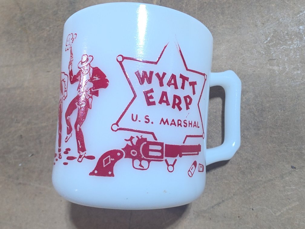 1950'S WYATT EARP MUG