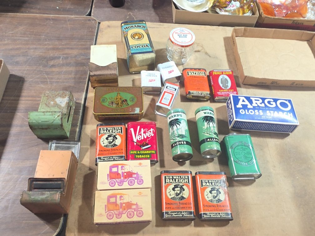 VINTAGE CANISTERS, ETC
