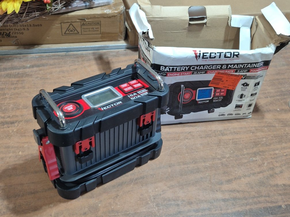 NEW BATTERY CHARGER AND STARTER