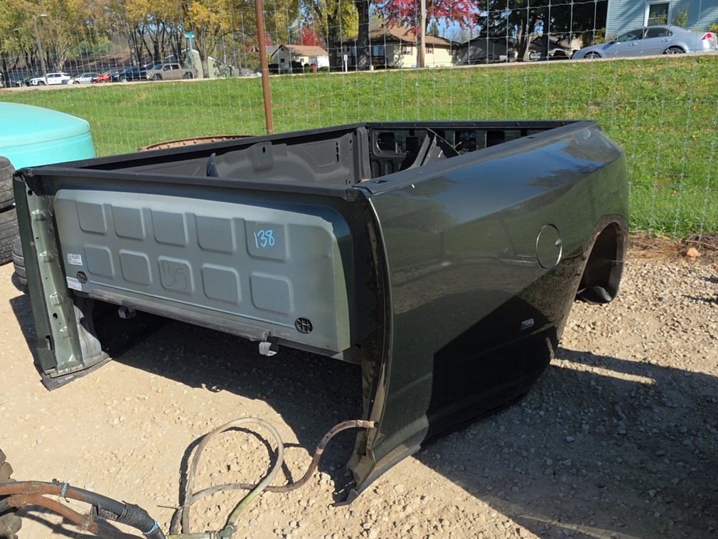2020 DODGE RAM DUALLY PICK-UP BOX W/BUMPER, HITCH, 5TH WHEEL PLATE ETC.