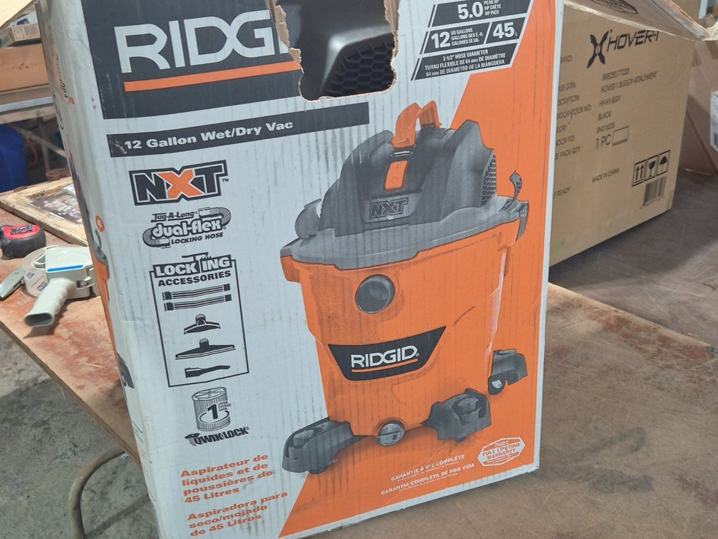 RIDGED 12GAL WET/DRY VAC