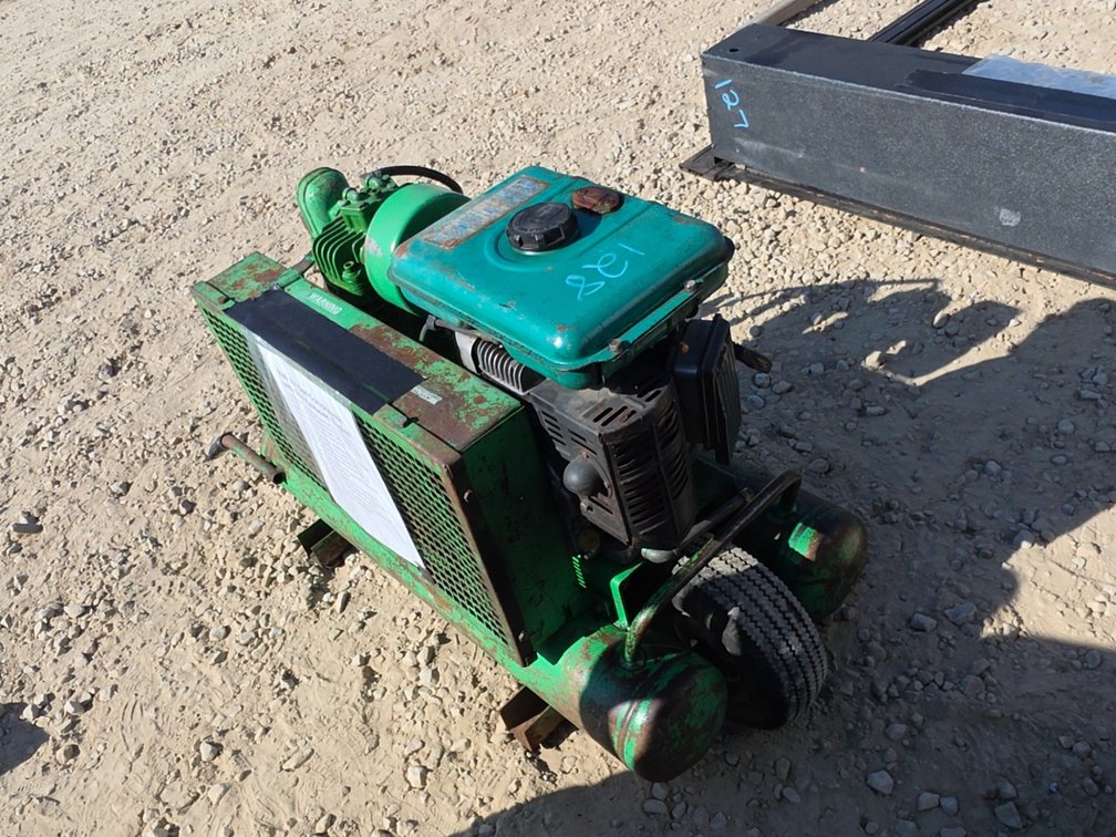 GAS AIR COMPRESSOR W/5HP KAWASAKI ENGINE