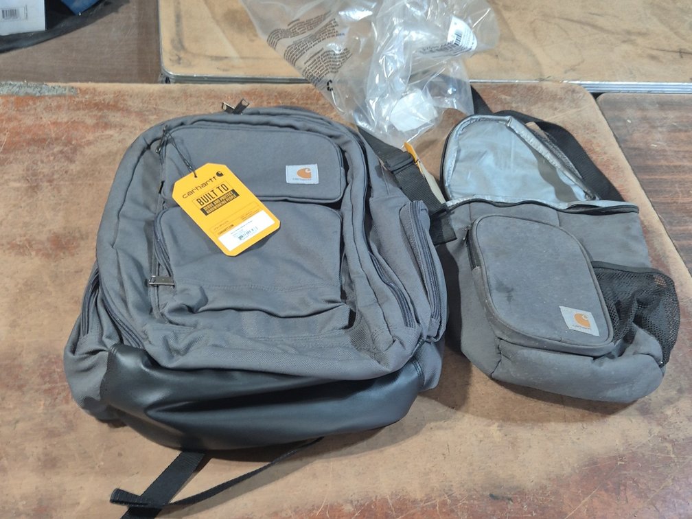 CARHARTT BACKPACK AND LUNCH BOX
