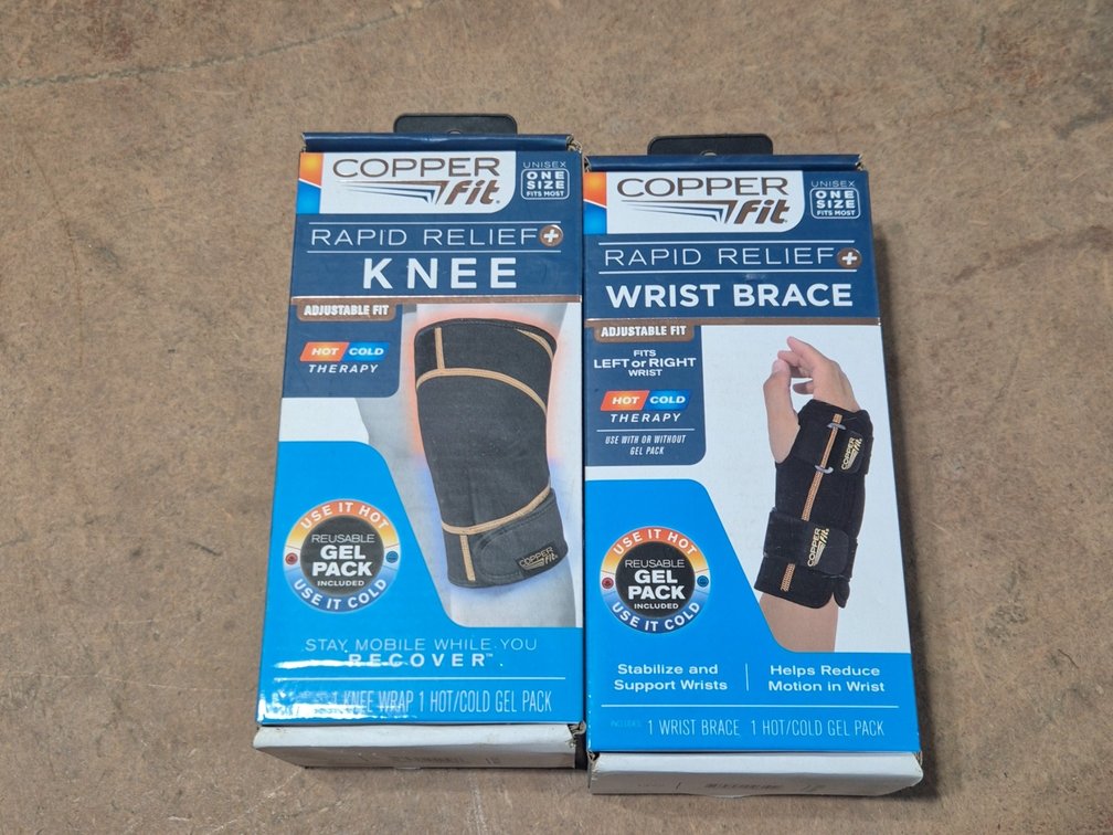 COPPER FIT KNEE AND WRIST BRACE